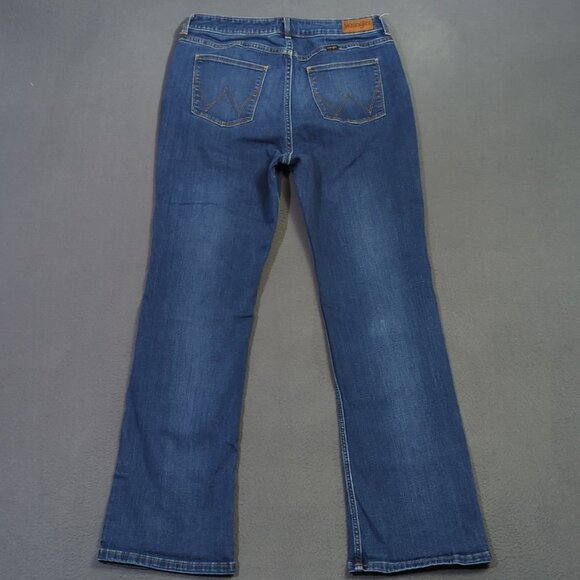 Wrangler Jeans Women's 32M Blue High Rise Bold Boot Western Cowgirl Rodeo - Picture 3 of 14